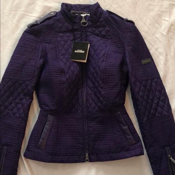Barbour Jackets & Blazers - ⭐️NWT! Barbour Leather Trimmed Jacket